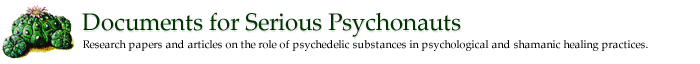 Documents for Serious Psychonauts